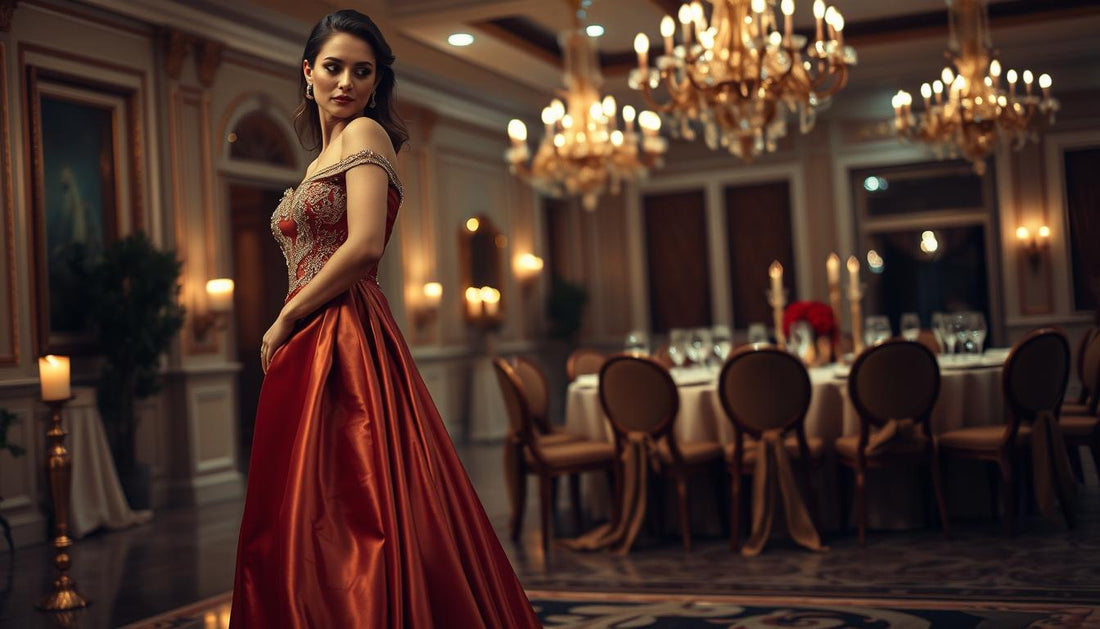 elegant evening wear