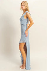 HYFVE high low midi dress side view
