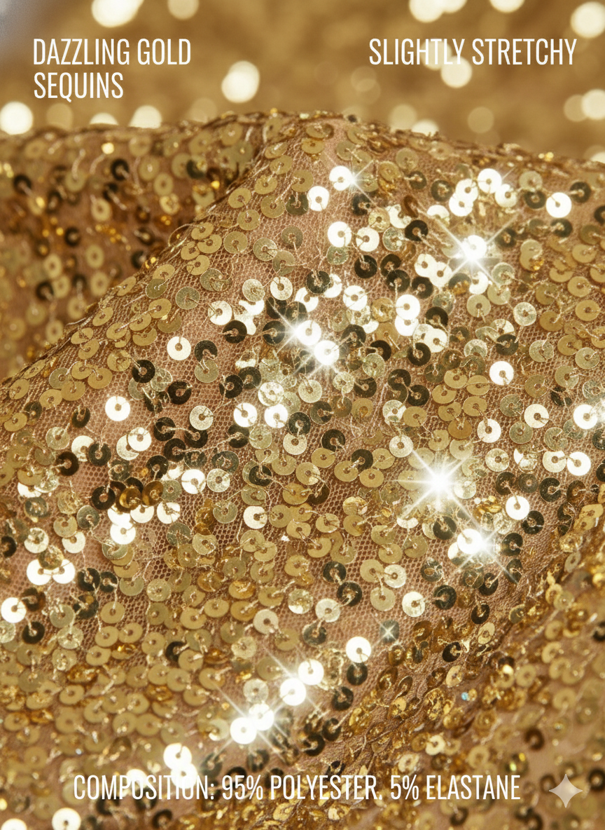 Dazzling Sequin Long Sleeve Bodycon Mini Dress | Elegant Party & Cocktail Gown