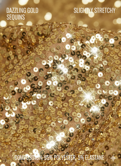 Dazzling Sequin Long Sleeve Bodycon Mini Dress | Elegant Party & Cocktail Gown