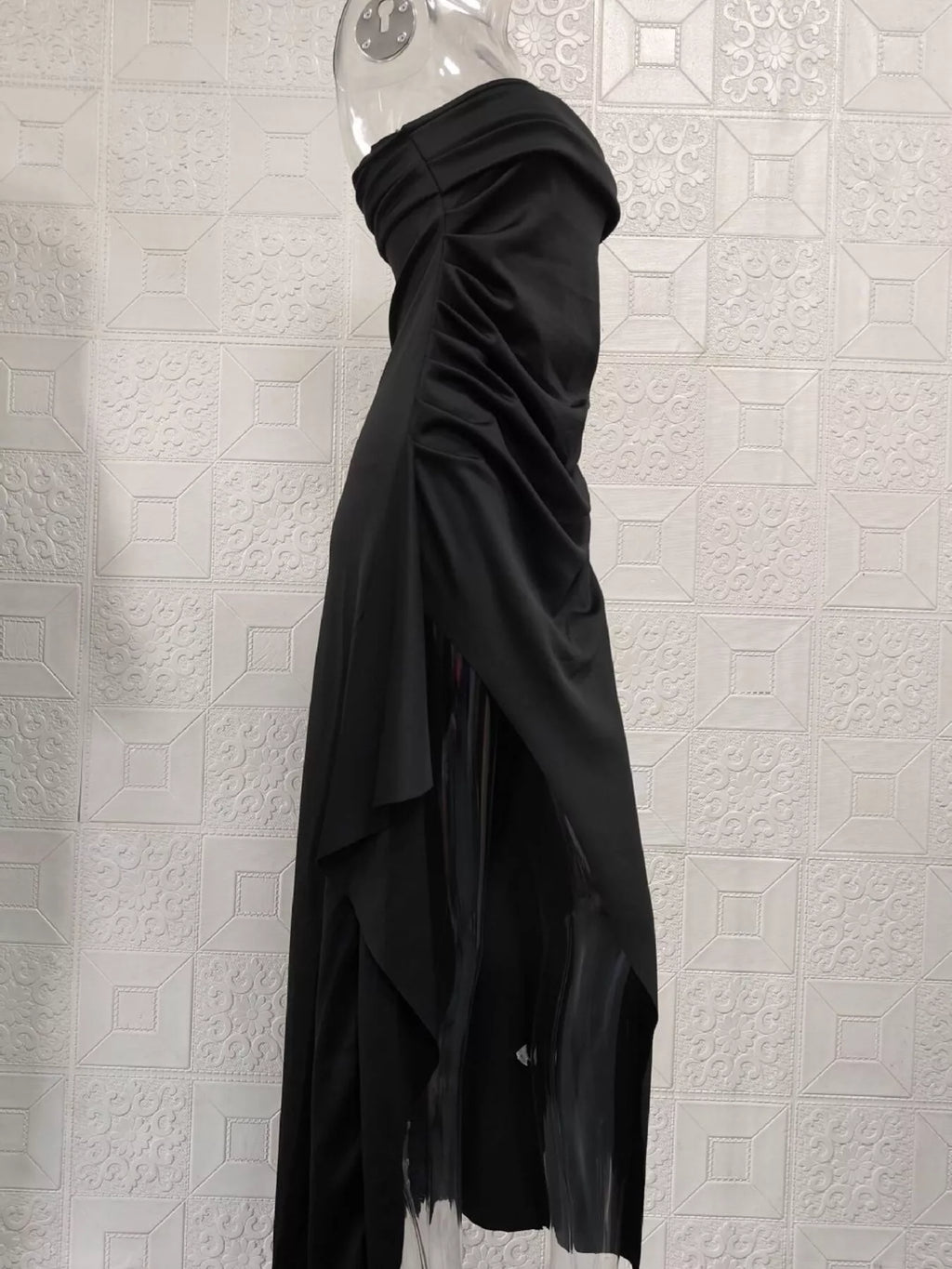 Strapless Maxi Dress with High Slit – alternate view 10