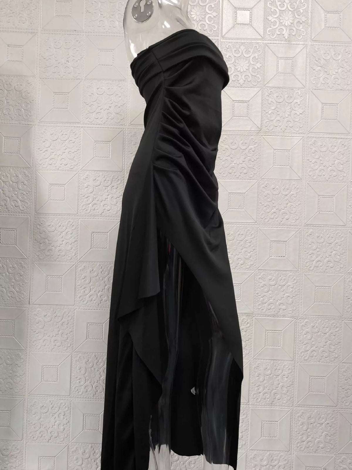 Strapless Maxi Dress with High Slit – alternate view 10
