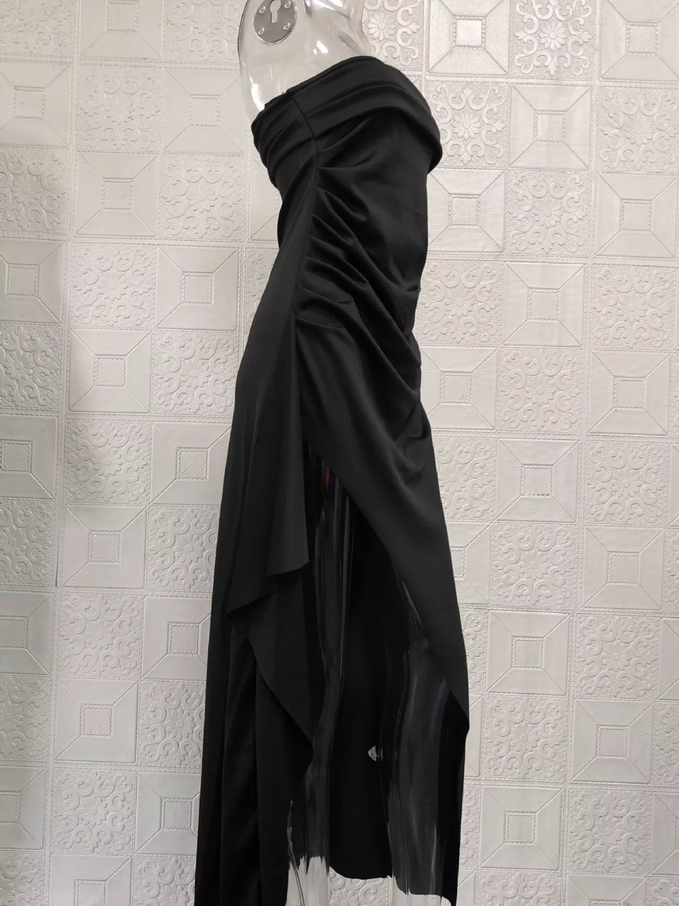 Strapless Maxi Dress with High Slit – alternate view 10