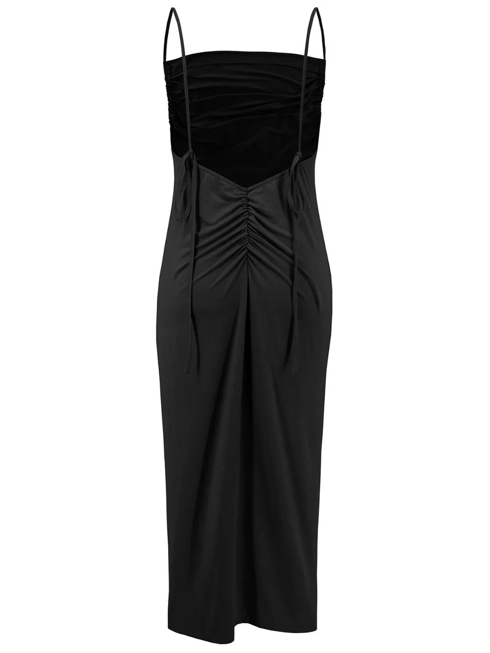 Backless cami dress rear view