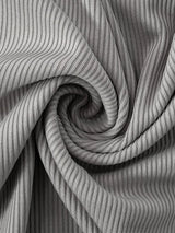 Ribbed One-Shoulder Wrap Maxi Dress with Slit - product view 3